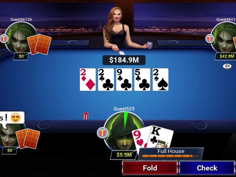 Hướng dẫn cách chơi trọn vẹn một ván bài Poker